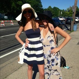 Navy and White Dress!